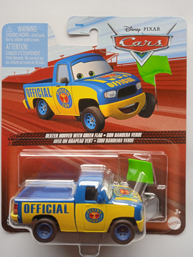 Disney Pixar Cars 1 - Dexter Hoover w/ green flag