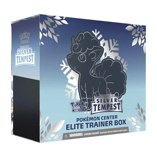 Sword &amp; Shield-Silver Tempest Pokémon Center Elite Trainer Box Ingles ( ACRILICO INCLUIDO )