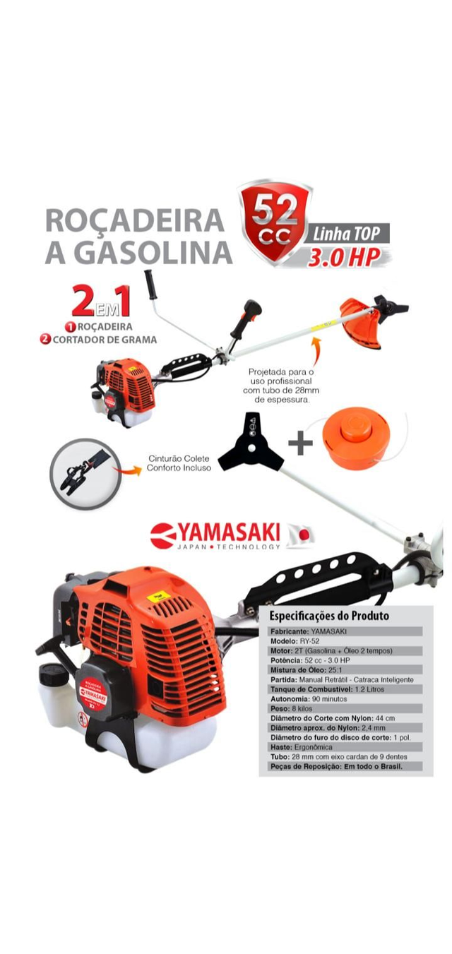 Roçadeira Yamasaki 