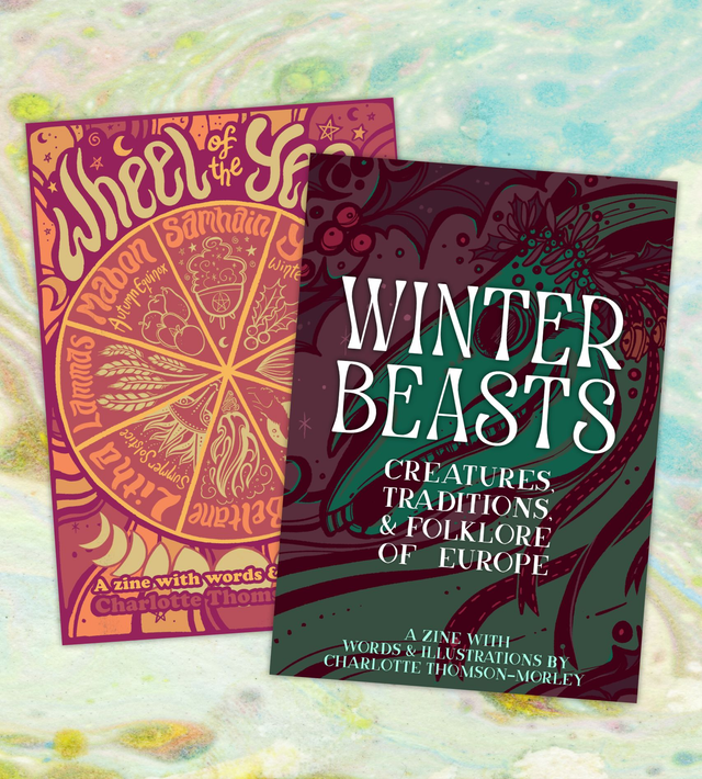Zines - Winter Beasts and Wheel of the Year Zines