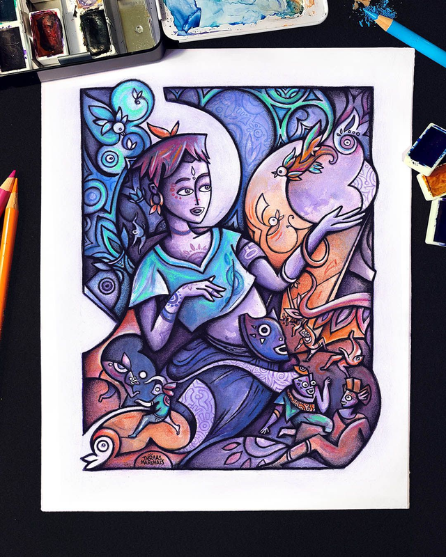 L'Aurore des Illusions - 24x30 cm