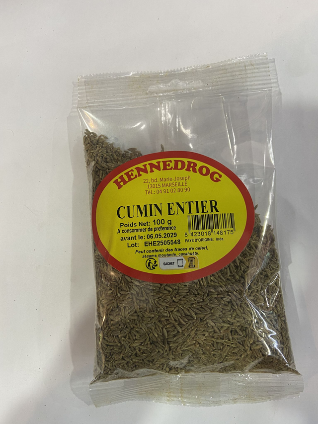 CUMIN ENTIER 100g - HENN