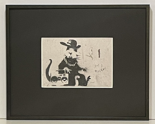 Banksy 5 - gerahmt 