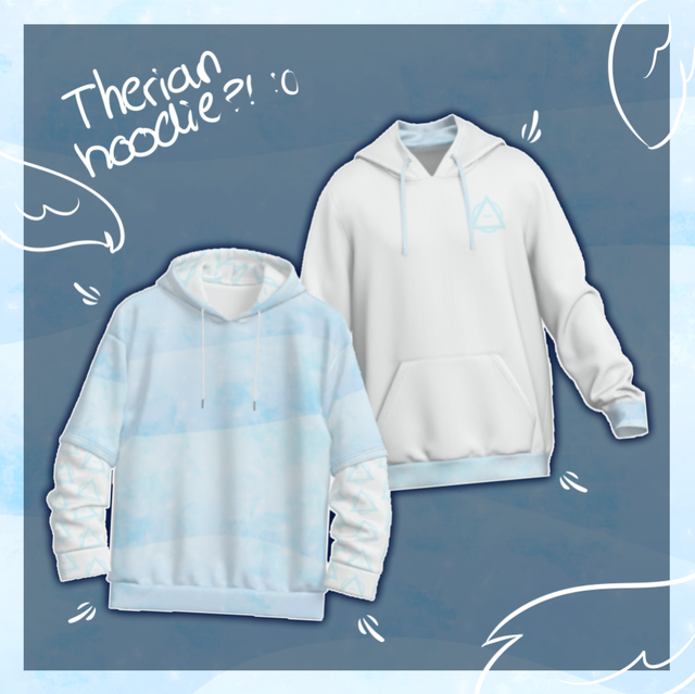 Therian hoodie! [Antarctic/snow]