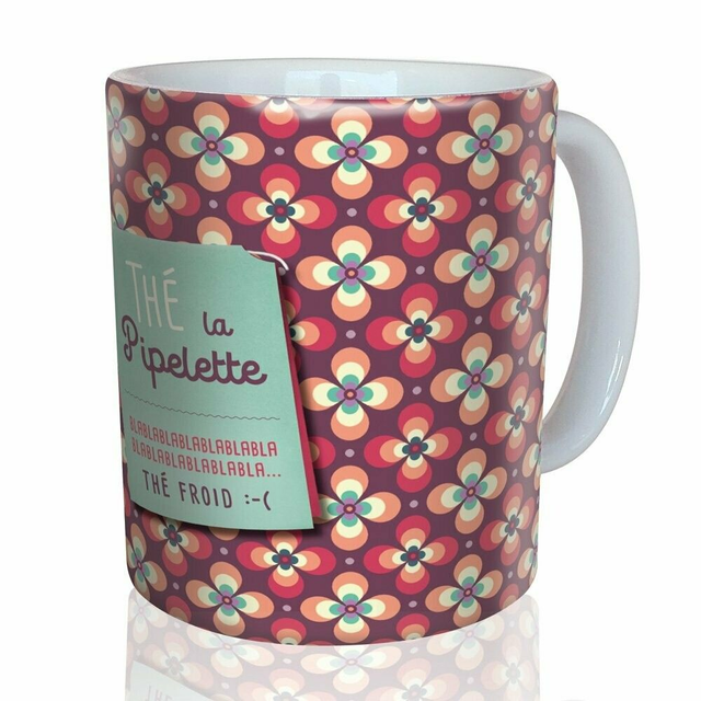 Mug "Thé la pipelette"