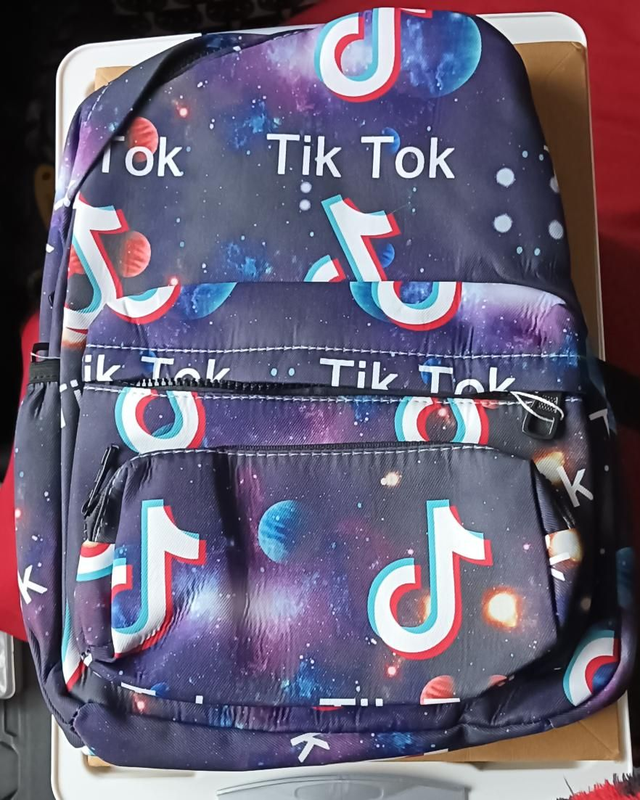 Kids Galaxy Tik Tok Backpack With Pencil Case.