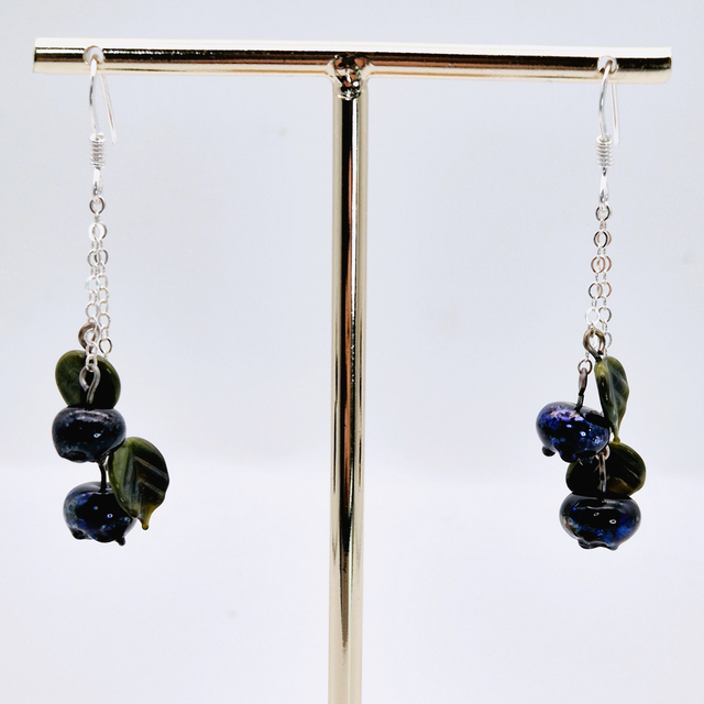 Boucles d'oreilles Myrtilles