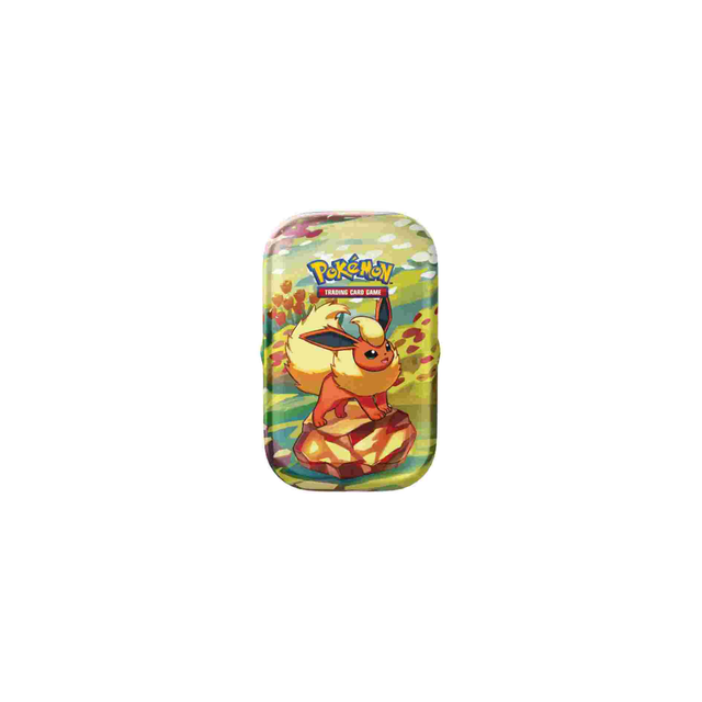 Mini Tin Flareon Prismatic Evolution Collection Pokémon English - Small Damage Outside!