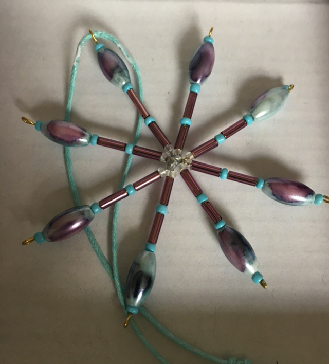 Snowflake Small - Blue/Purple