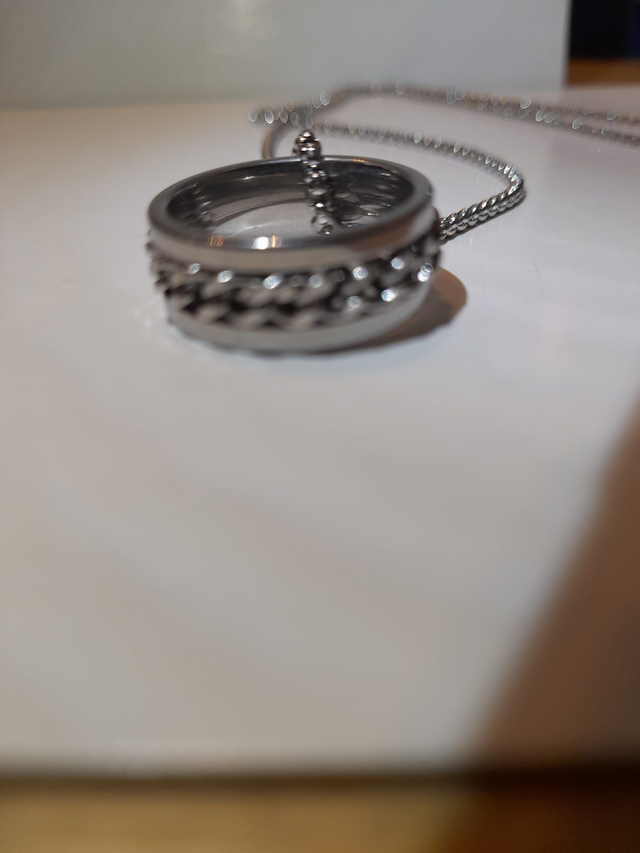 colgante acero anillo