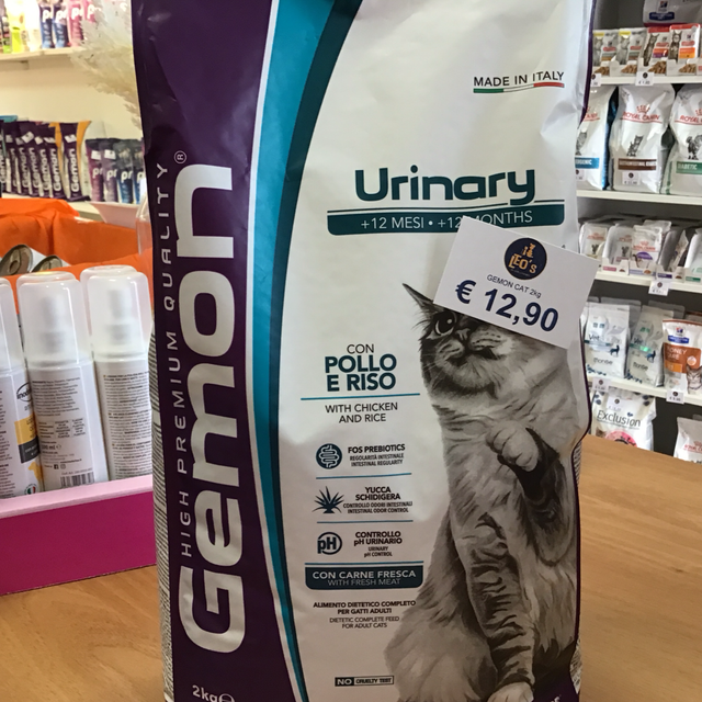 GEMON KAT ADULT URINARI POLLO E RISO 2KG 