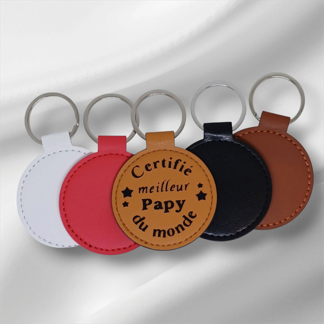 Porte-clés rond
