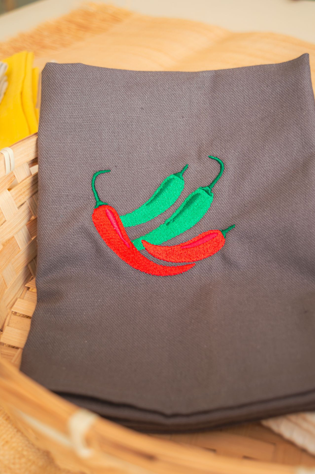 Torchon motif "Piment"