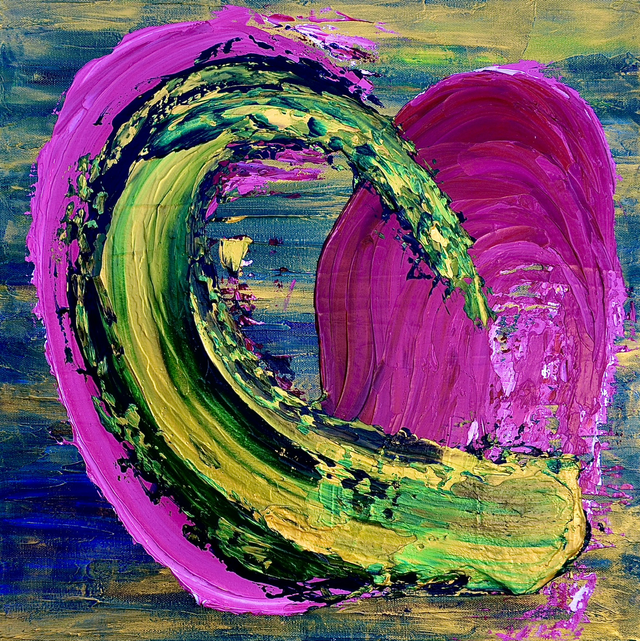 The Field at Dusk 50x50cm / 20x20”