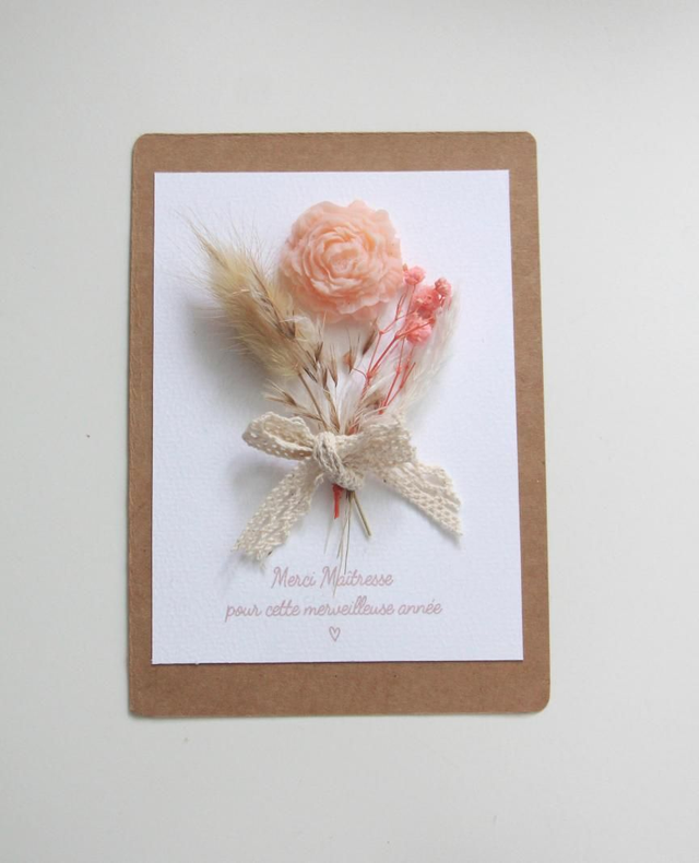 Carte parfumée bohème 