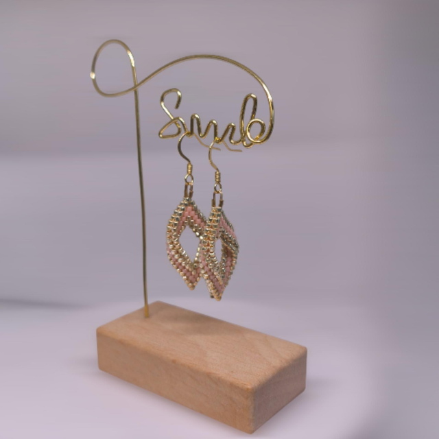 Boucles feuilles torsadées 