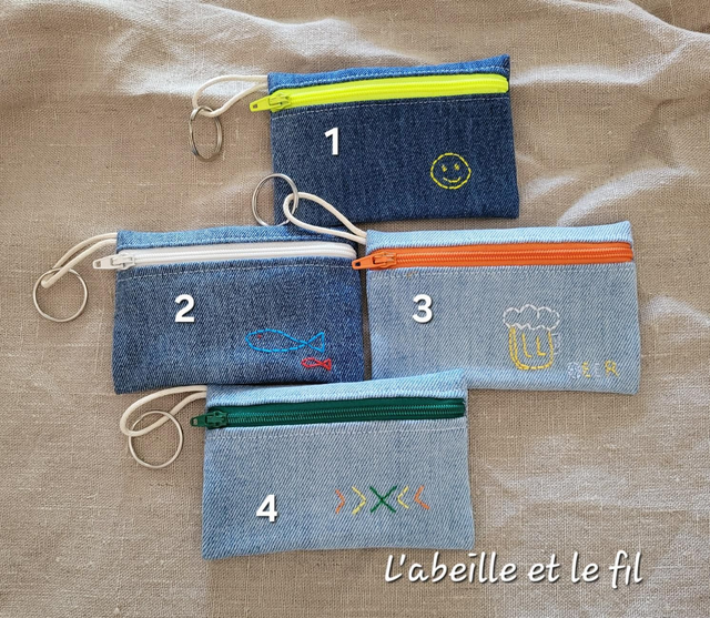 Porte- monnaie / cartes Brodés 