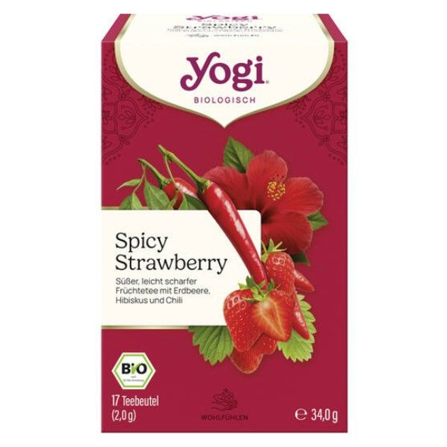 Yogi Tea Spicy Strawberry 17 Beutel