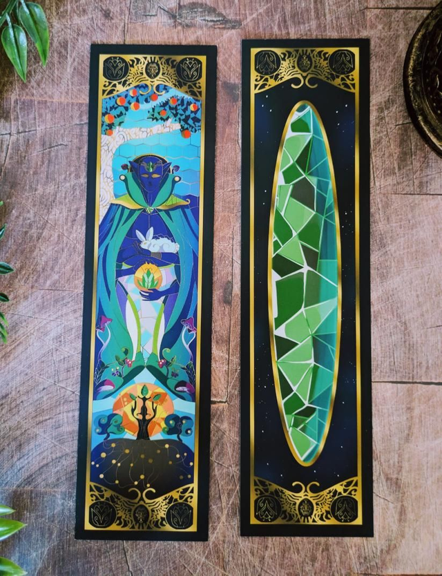 Marque-Page "Divinité de Wingthel : Vator" - 5,5 x 21 cm