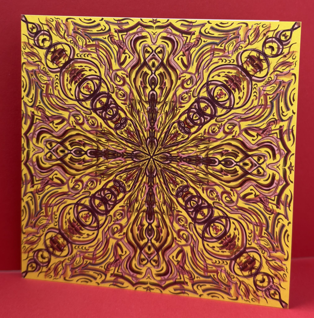 non succederà più 1 - karte mit einlageblatt und couvert