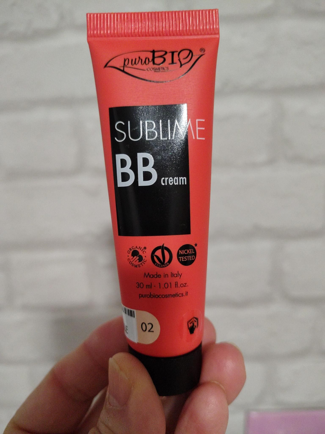  Produit maquillage Purobio BB crème 