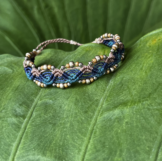 Bracelet zigzig  perles