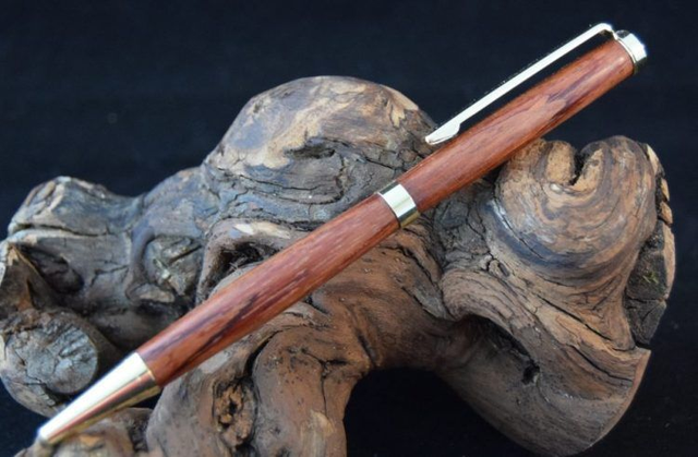 Balpen, goud - Bubinga