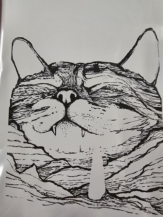Cat Prints A4