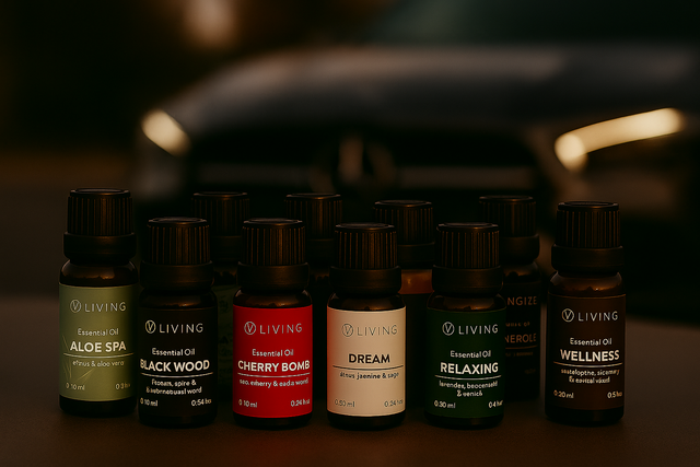 Geconcentreerde aromatische oliën voor de auto 10ml