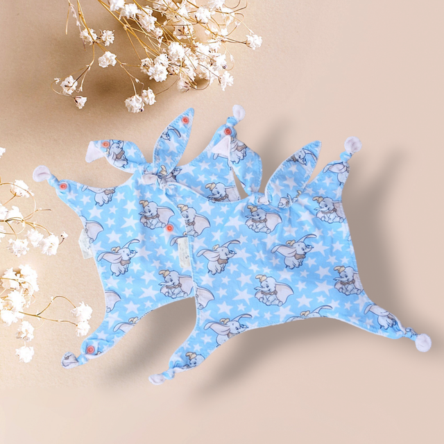 Doudou Siamois Double - 2 en 1 Identiques pour Bébé - Dumbo