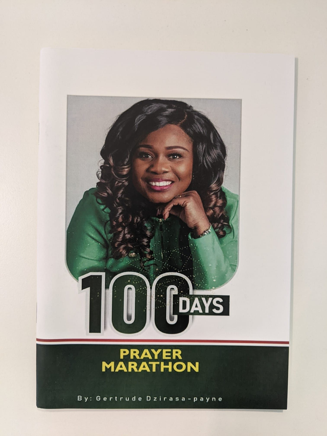 100 Days Prayer Marathon  - Dr Gertrude Dzirasa Payne