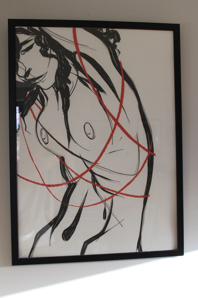 Kimbaku ingelijst 53x73 cm