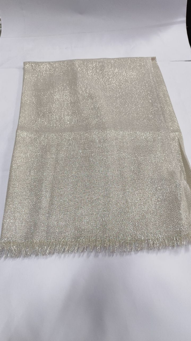 Stola AVORIO elegante misto seta viscosa nuova con cartellino