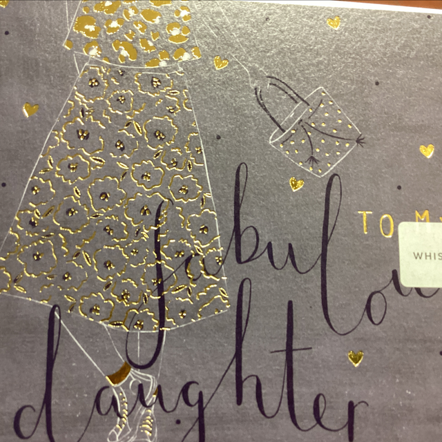 Birthday Relative Daughter - Fabulous Daughter WF