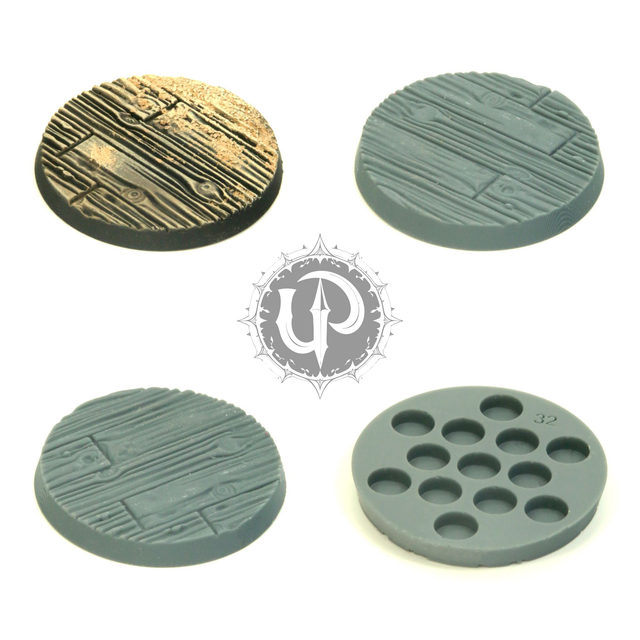 32mm Hardwood themed base