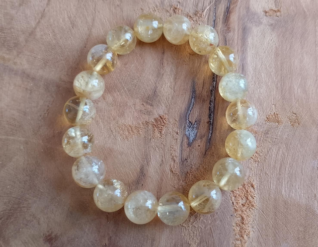 Bracelet Citrine - 10 mm