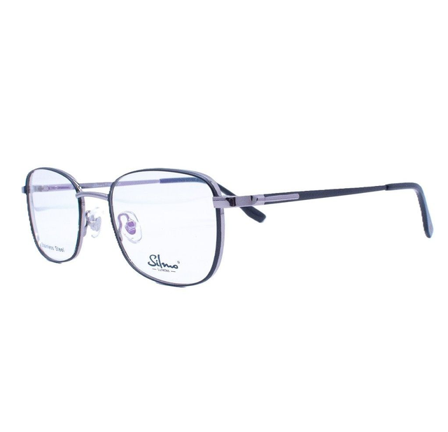 Lentes Silmo con sobrelente negro y ámbar DS-21206W