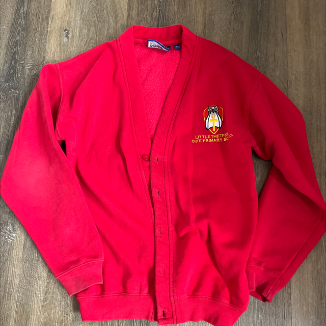 Logo Cardigan size 34”