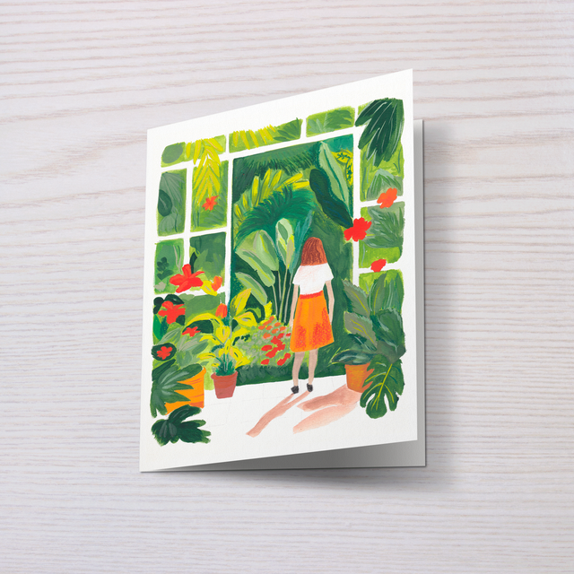 Carte de voeux 12x17 :: Havre de paix végétal