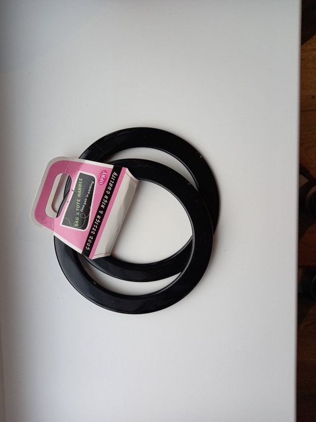 Tassenbeugel zwart rond 11 cm 