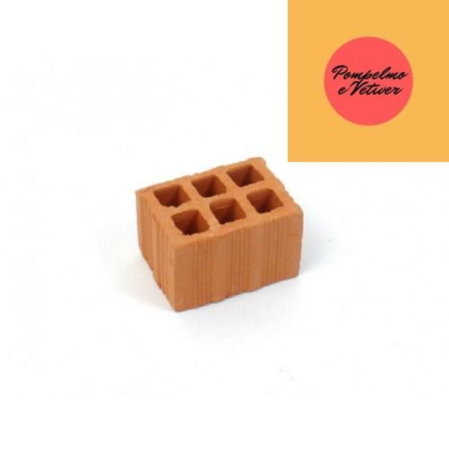 Mattoncino in Terracotta - Pompelmo e Vetiver