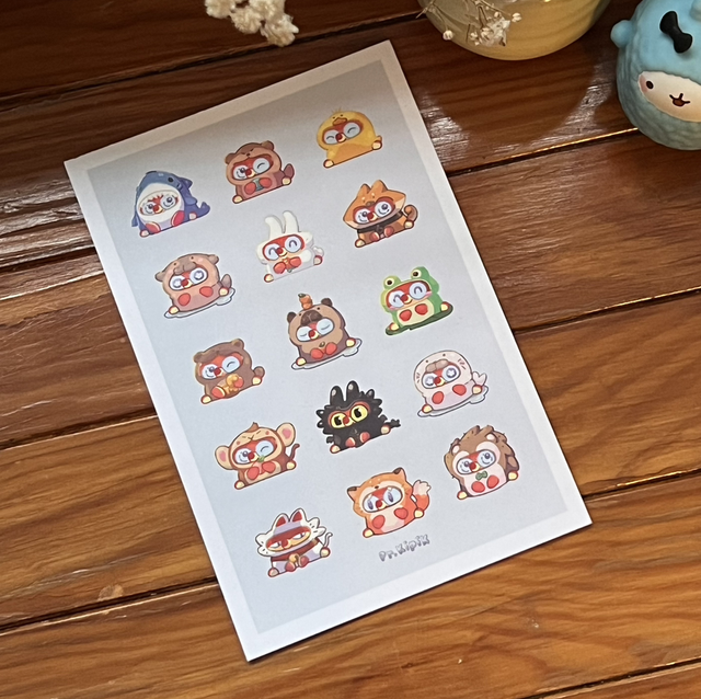 Affiche - Pr.Kipik Cosplay d'animaux 