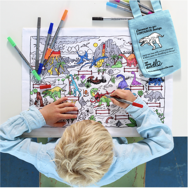 Colour and Go Placemats! Gifts for Children (available in 5 different designs)