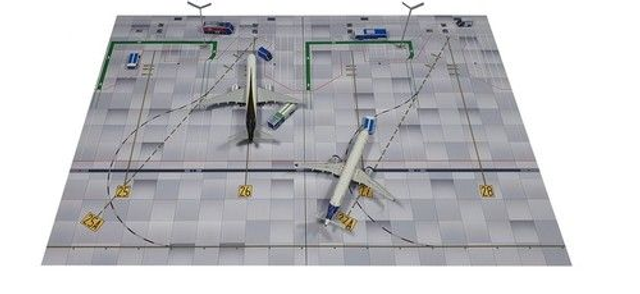 Diorama Airport Apron 1/400 (2 x A4 29,78 x 21 cm) ohne Flugzeuge