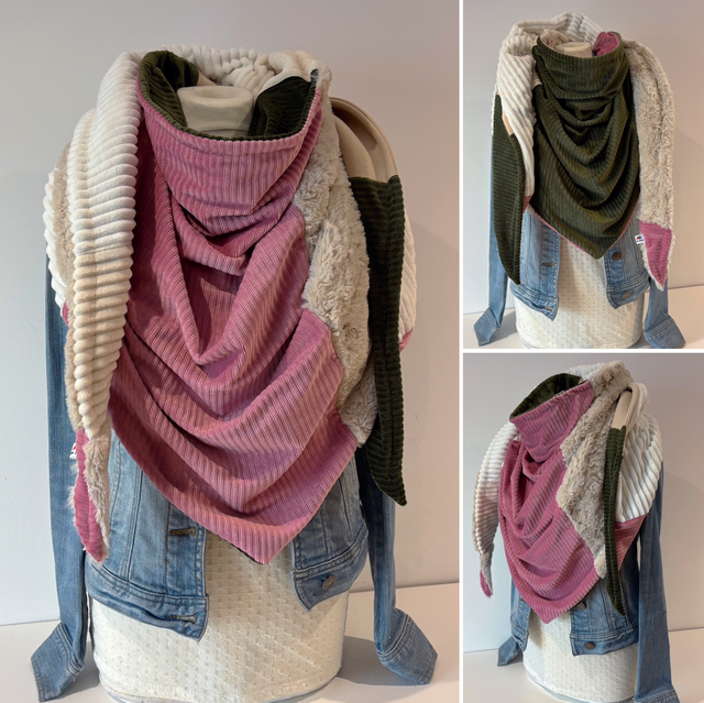 Maxi Chèche Double Patchwork 317