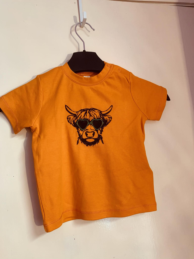Highland Cow toddler T-shirt