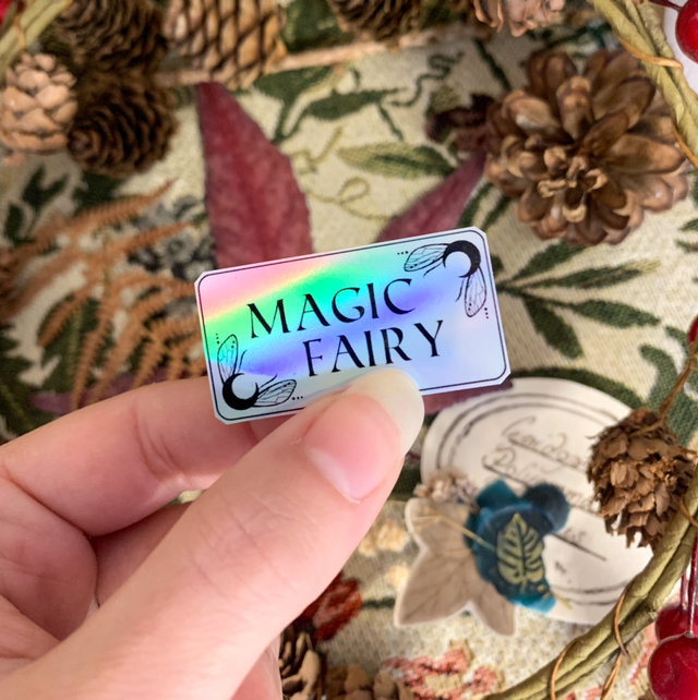 Sticker Holographique - Magic Fairy lune