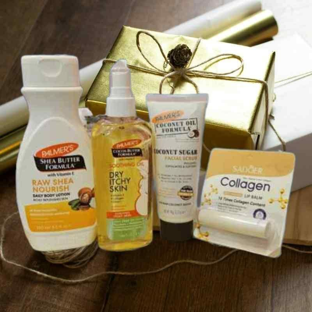 Palmer’s Skincare Essentials Gift Set – Body, Face &amp; Lips