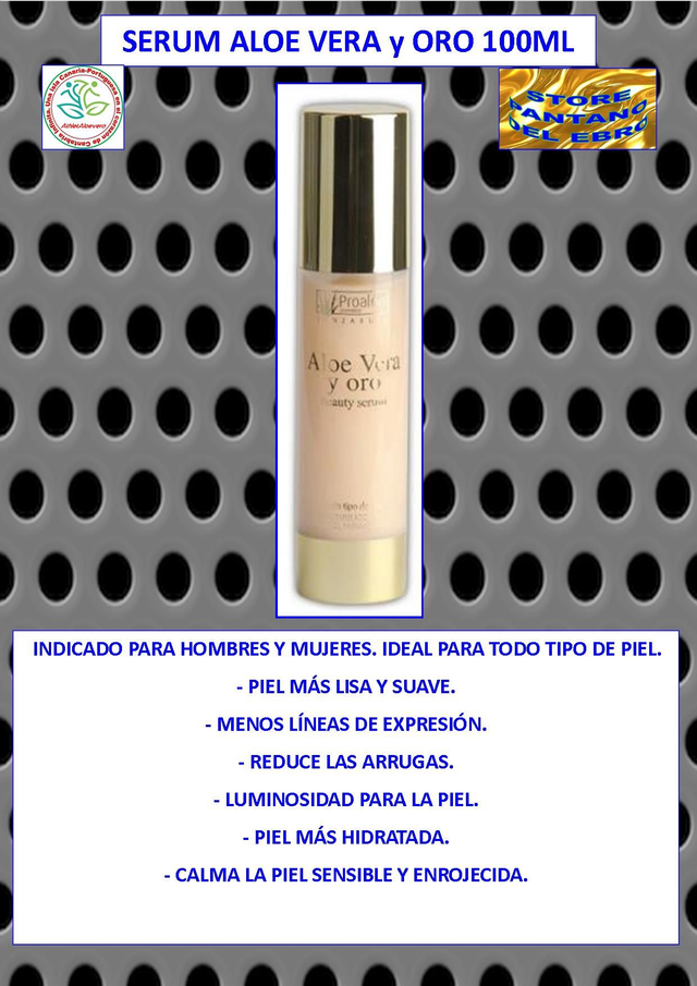 SERUM ALOE VERA Y ORO