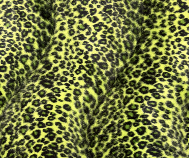 Green Leopard Velboa